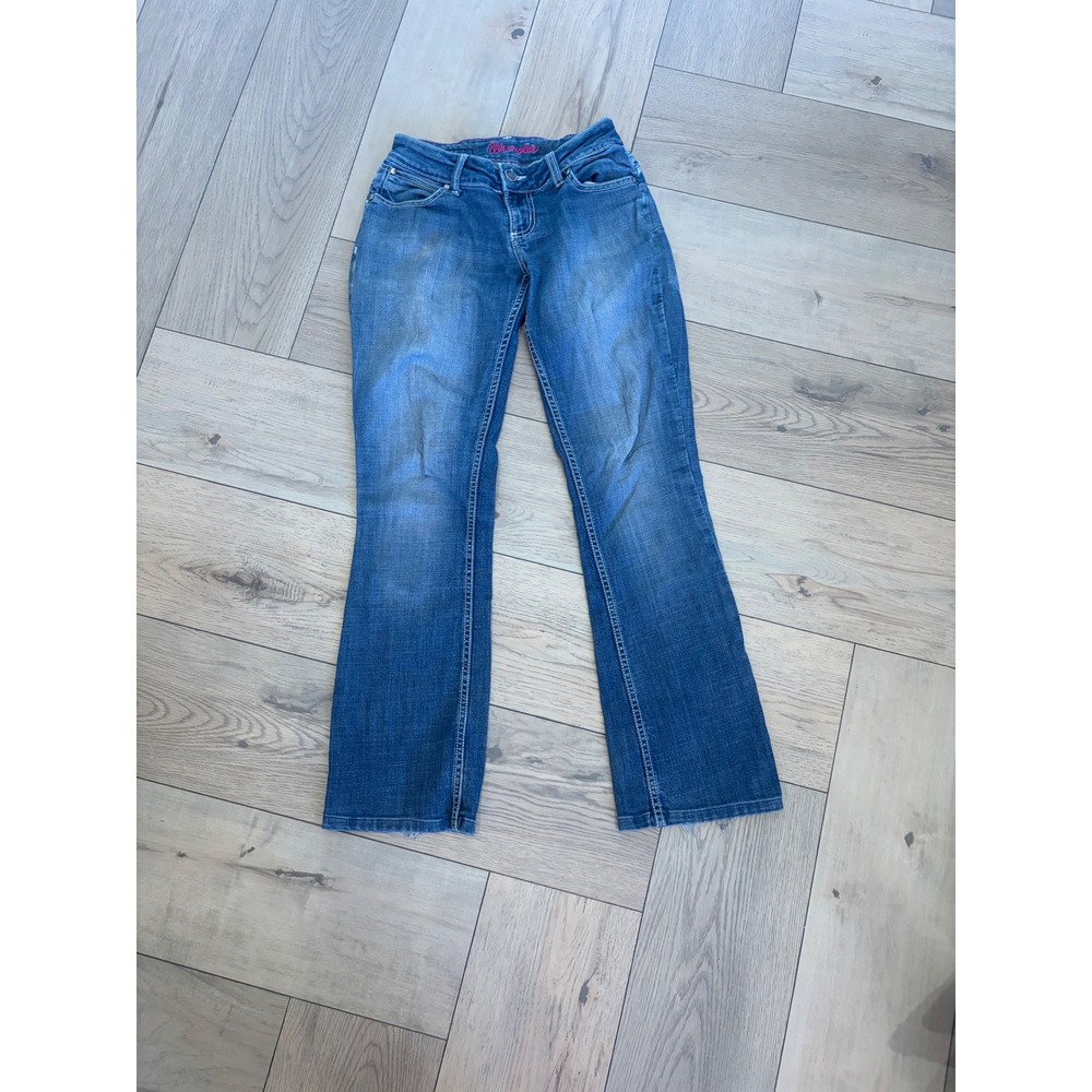 Wrangler Q-Baby Ultimate Riding Jeans Medium Wash Bootcut 7/8x32